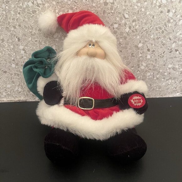 Animated Santa Clause Sound & Motion Sings Jingle Bell Rock Clean Tested Vintage - Picture 3 of 17